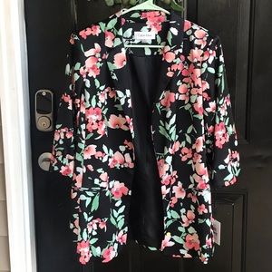 Gorgeous Calvin Klein jacket with a pop of spring!